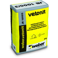 WEBER.VETONIT JB 1000/3 (VETONIT 1000/3) - ВЕБЕР - Безусадочный раствор weber.vetonit JB 1000/3 используется для замоноличивания стыков бетонных элементов, заливки и подливки сборных бетонных конструкций; для заливки анкерных соединений.